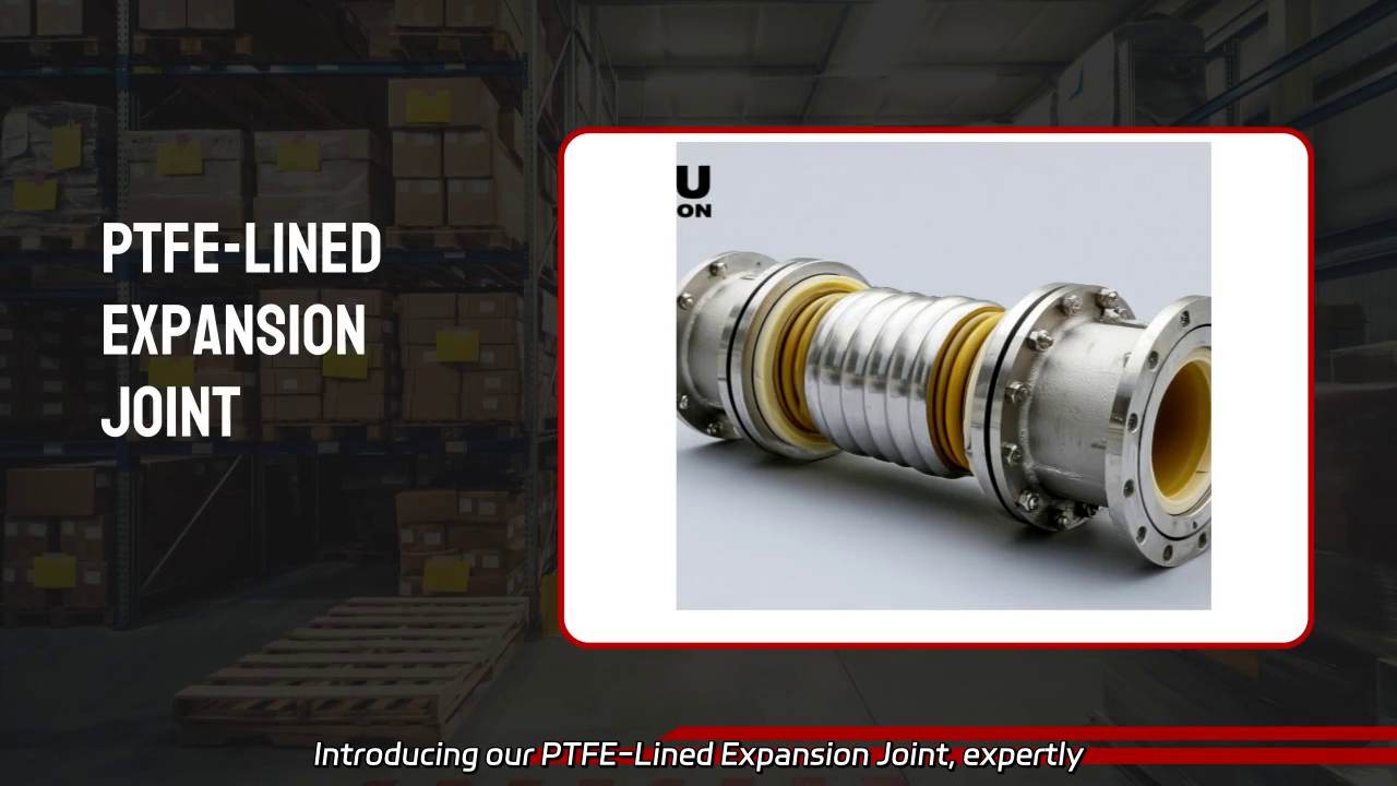 PTFE-Lined Expansion Joint for Corrosive Media