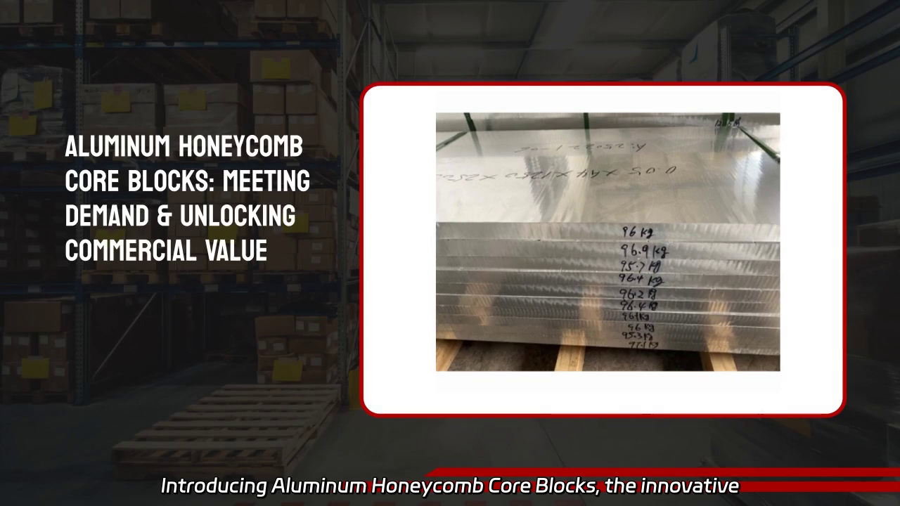 Aluminum Honeycomb Core Blocks: Innovations in Production and Customization