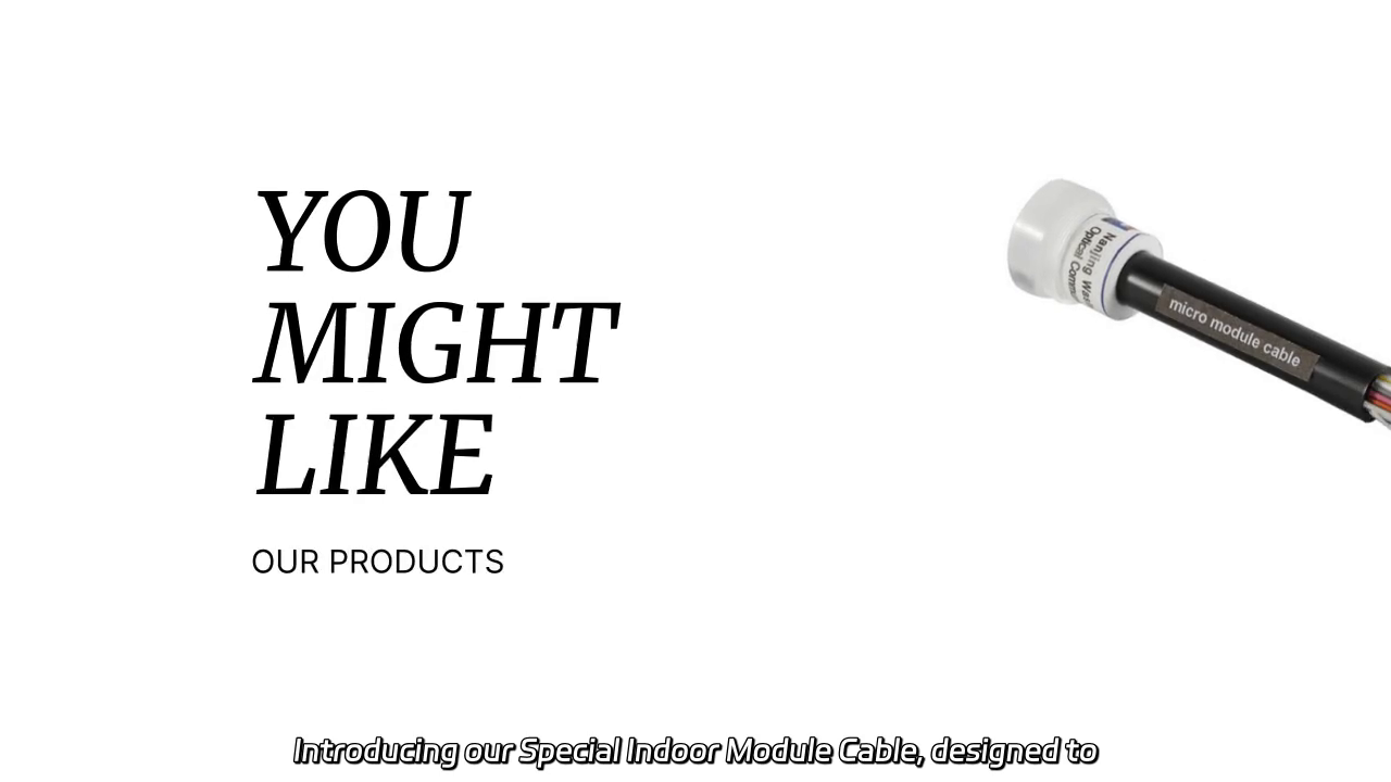 Special Indoor Module Cable with High-Performance Sheath and Colored Fibers