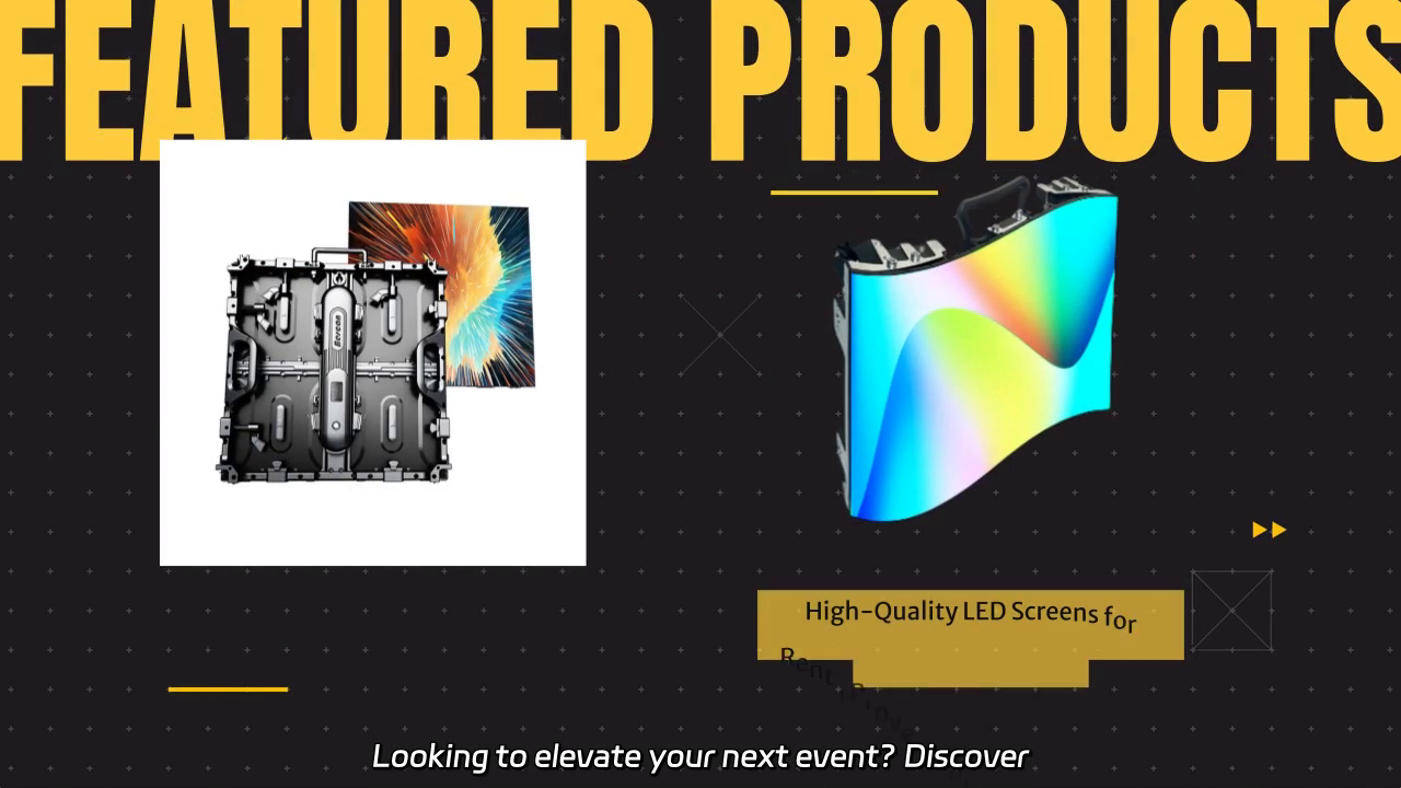 High-Quality LED Screens for Rent
