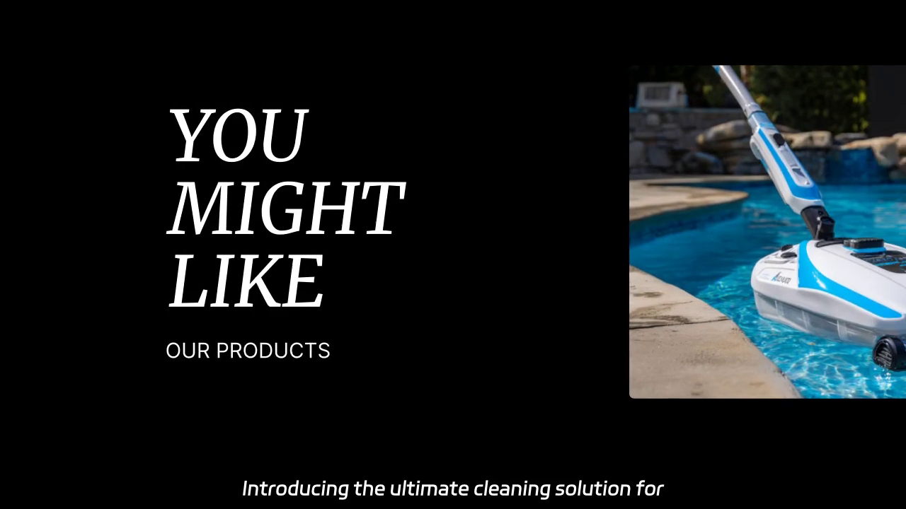 Cordless Pool Vacuum Cleaner with Powerful Suction and Large Waste Storage