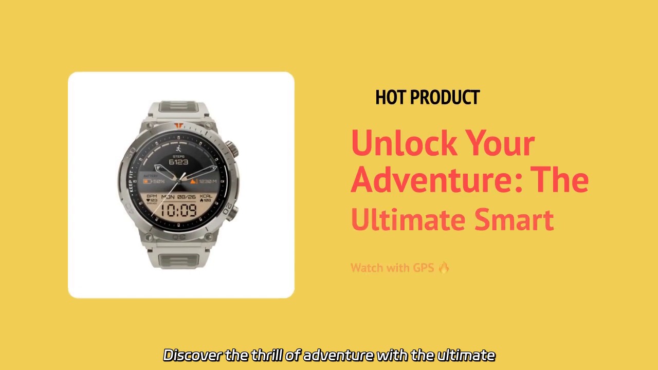 Explore the Uncharted: Your Ultimate GPS Smartwatch Adventure!
