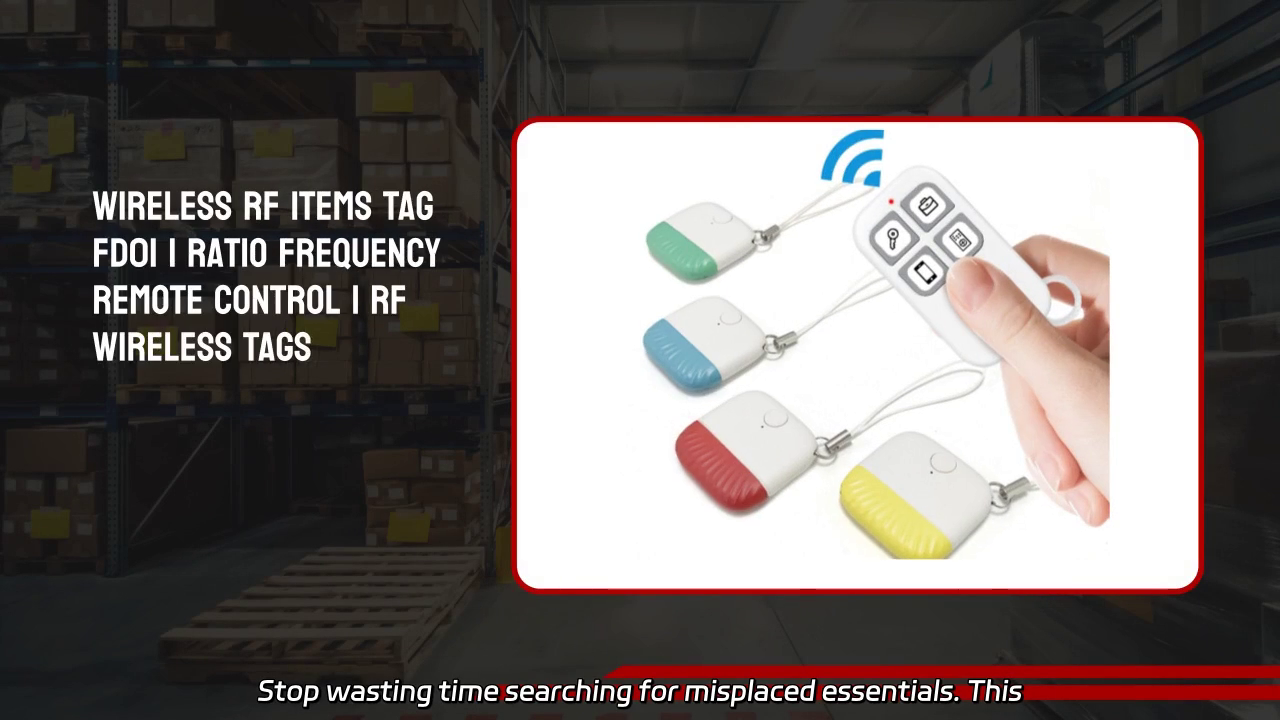 Wireless RF Item Finder with Remote Control