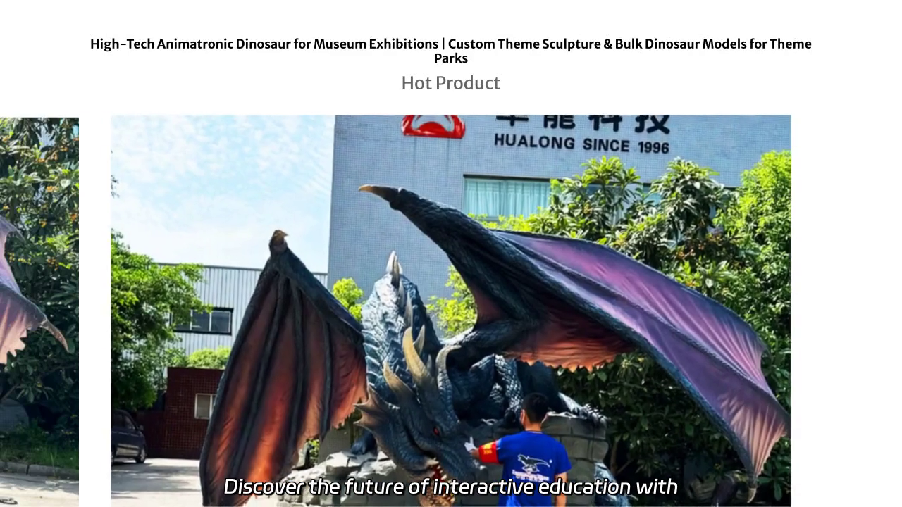 High-Tech Animatronic Dinosaur for Museums