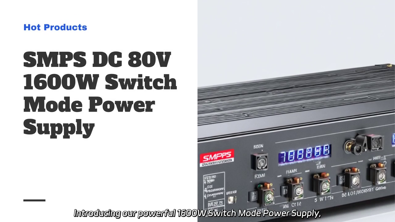 1600W Switch Mode Power Supply for Industrial and Robotics Applications