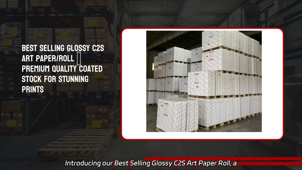 Best Selling Glossy C2S Art Paper/Board Roll - High Quality