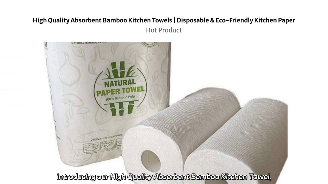 High Quality Absorbent Bamboo Kitchen Towel