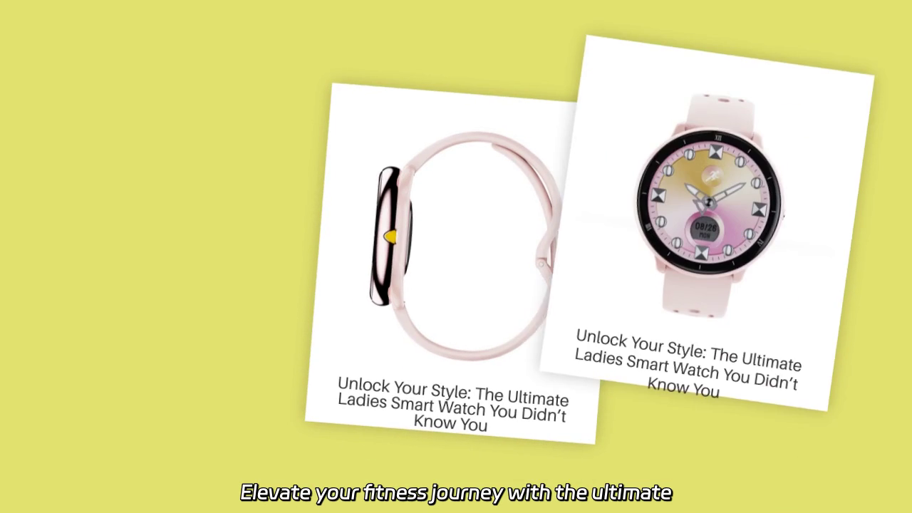 Elevate Your Fitness: The Stylish Smartwatch for Active Women