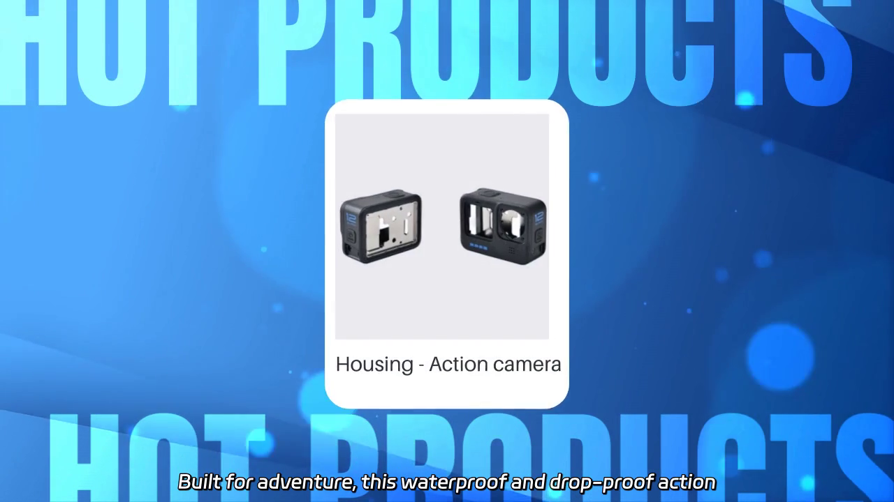 Waterproof and Drop-Proof Action Camera Housing