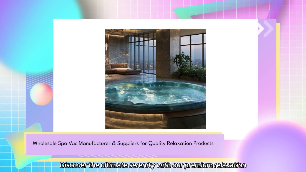 Quality Relaxation Products by Wholesale Spa Vac Manufacturers
