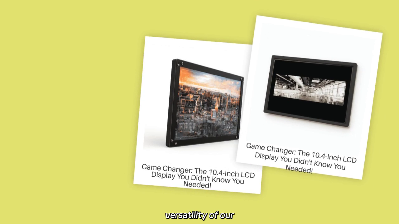 Discover the Versatility of the 10.4-Inch LCD Display: Perfect for Every Application!