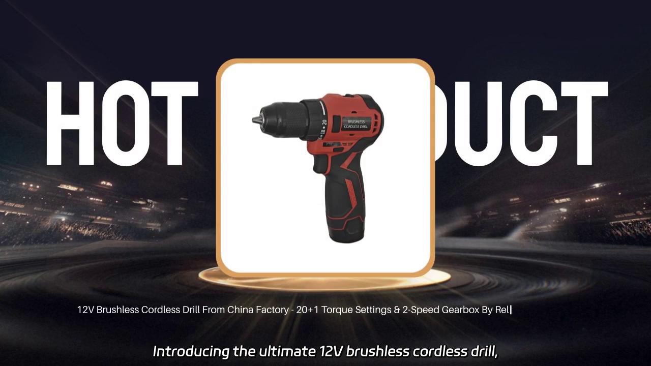 12V Brushless Cordless Drill