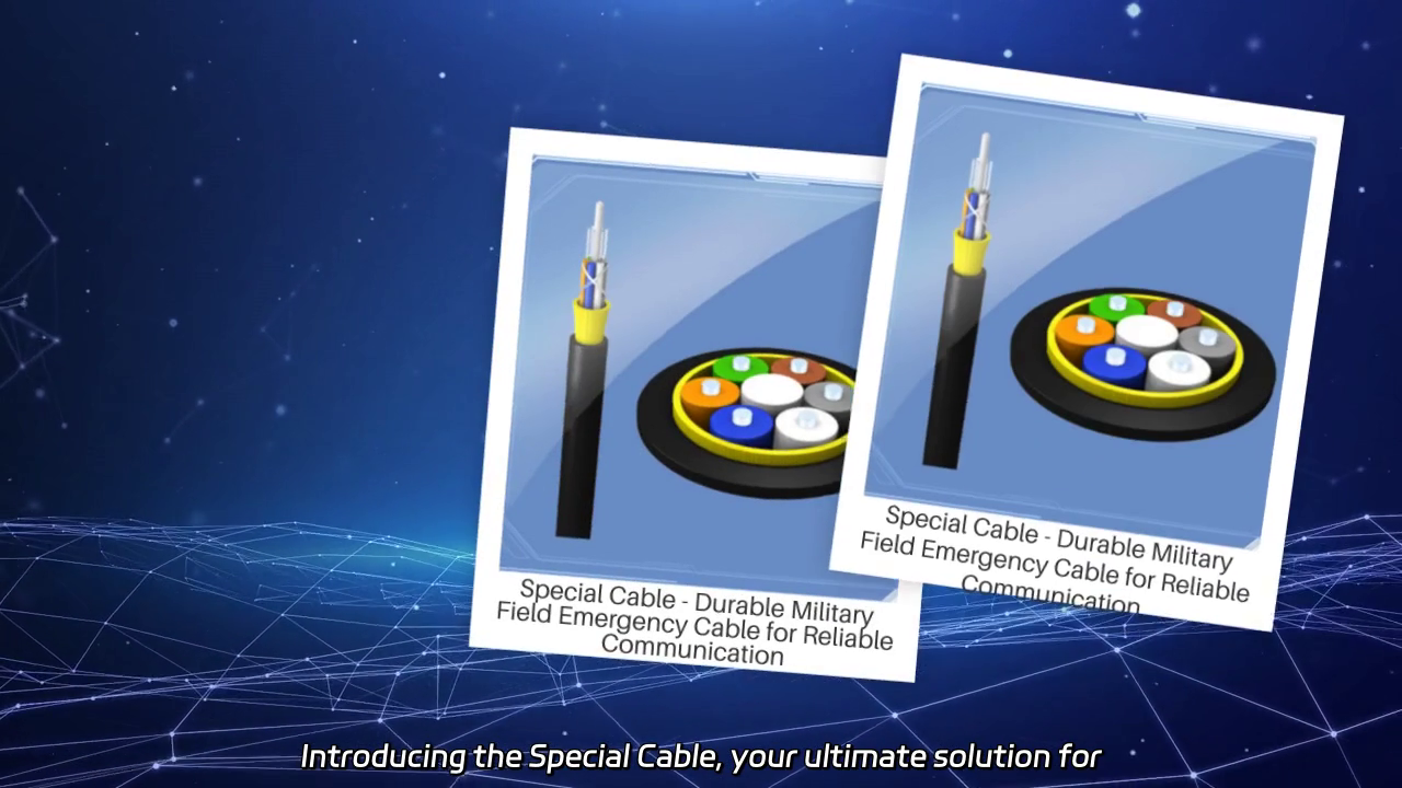 Special Cable - High-Performance Military Field Cable with Tight Buffered Fibers