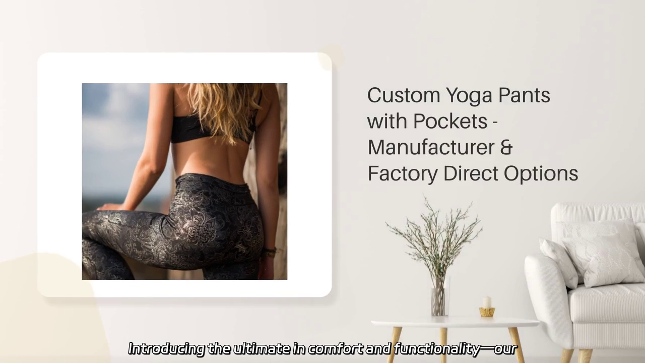 Custom Yoga Pants with Pockets - Versatile Comfort and Style for Every Workout