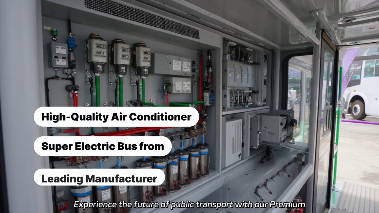 Premium Electric Bus with Advanced Air Conditioning System