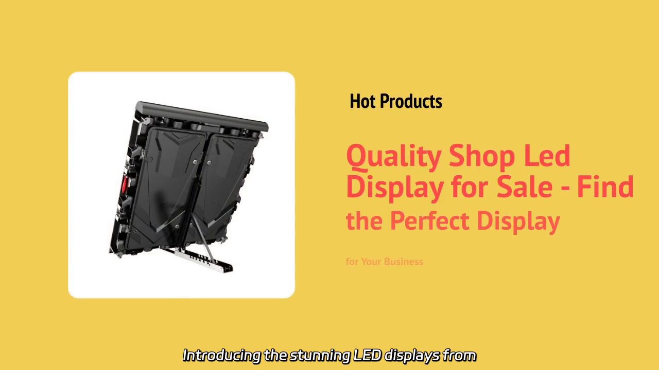 Stunning LED Displays for Shops