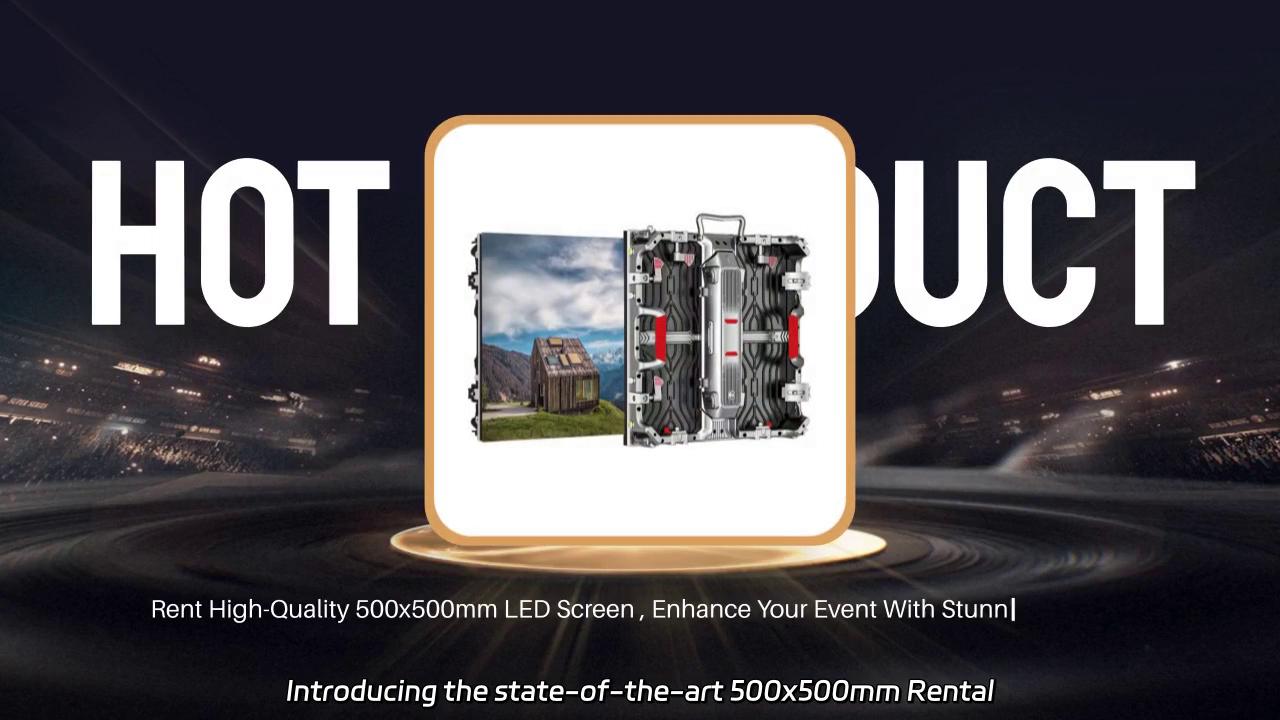 High-Quality 500x500mm LED Screen Rental