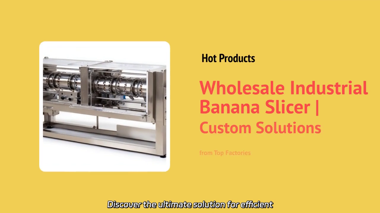 Wholesale Industrial Banana Slicer Video Showcase