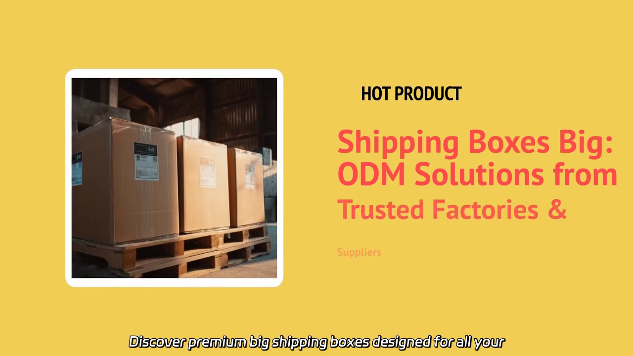 Big Shipping Boxes: ODM Solutions from Reliable Factories and Suppliers