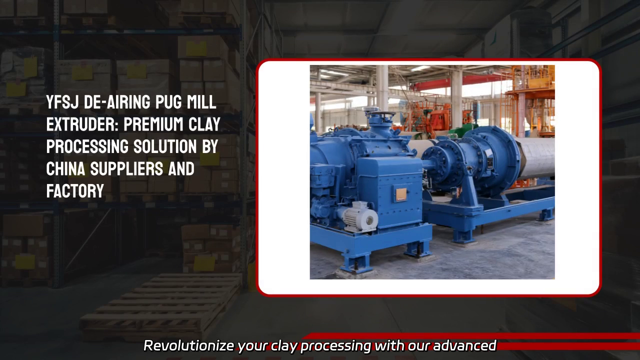 Revolutionize Your Clay Processing with Advanced De-Airing Pug Mill Extruder