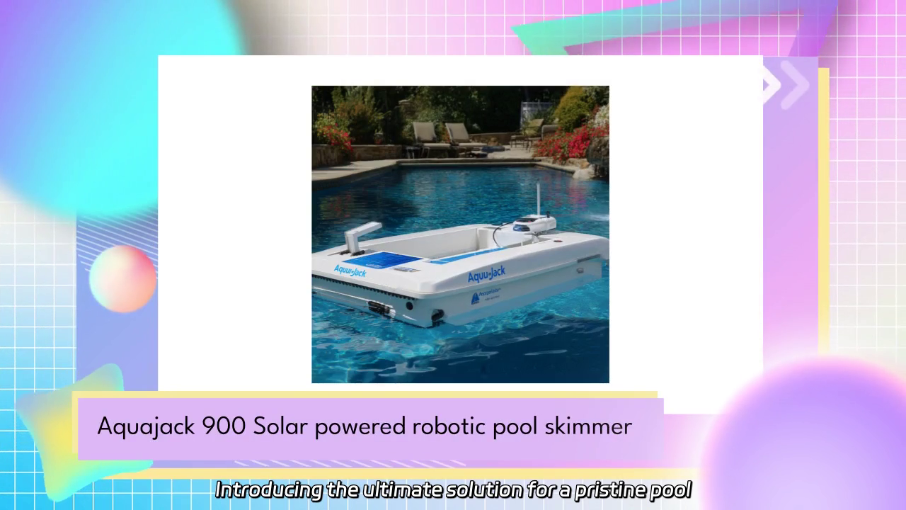 Effortless Pool Cleaning with the Solar Powered Robotic Skimmer