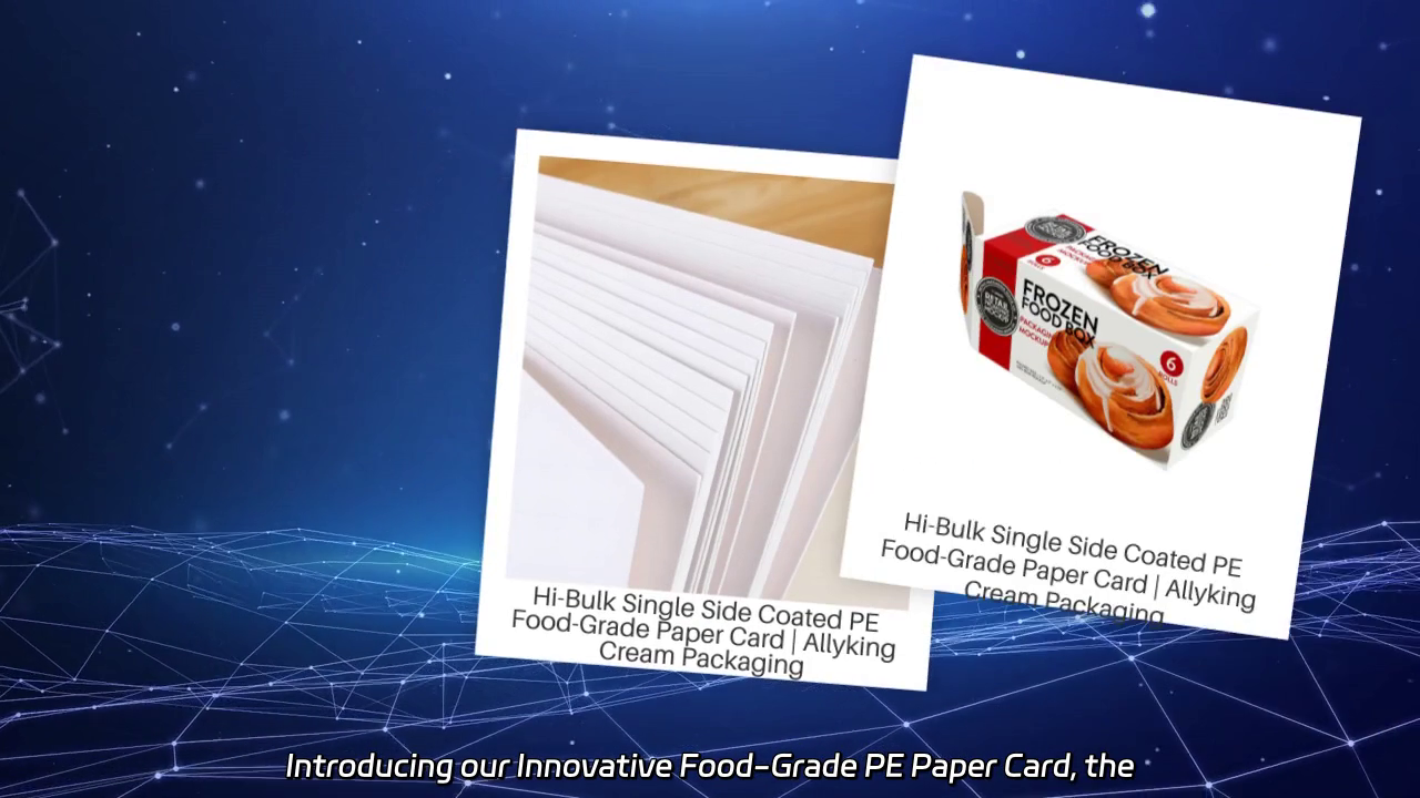 Innovative Food-Grade PE Paper Card for Frozen and Solid Food Packaging