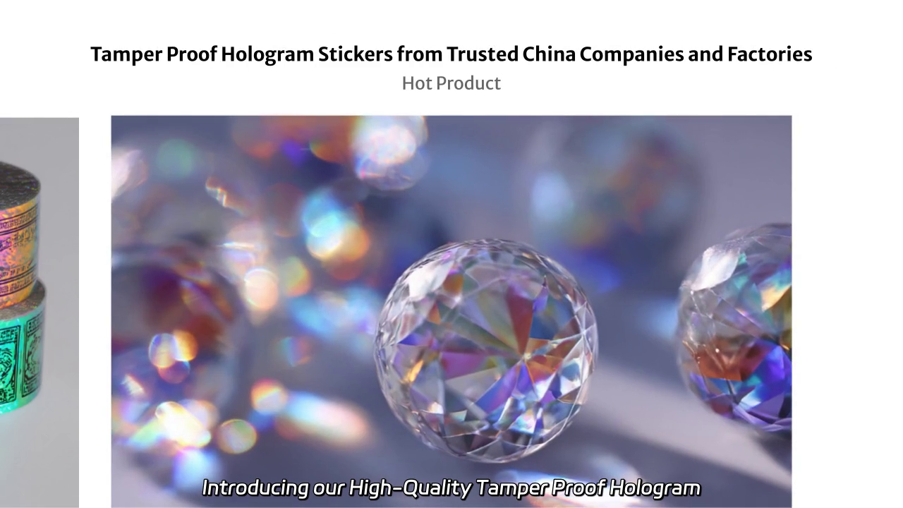 High-Quality Tamper Proof Hologram Stickers