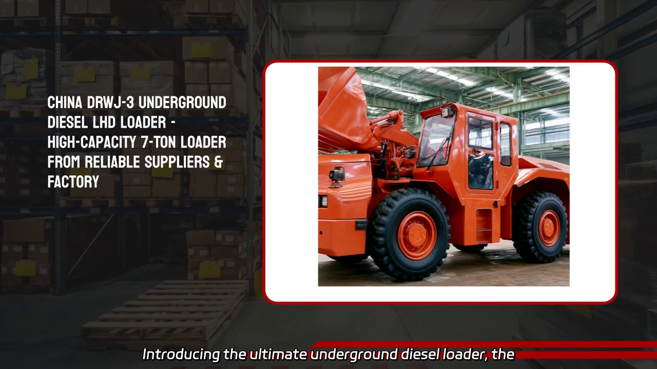 High-Capacity 7-Ton Underground Diesel Loader